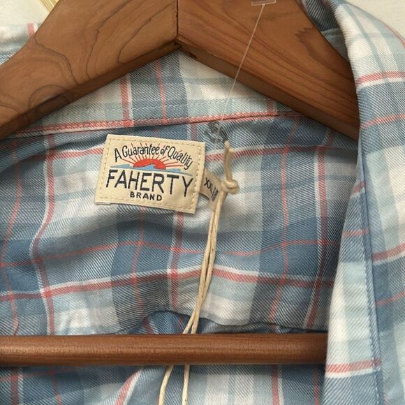 Faherty Everyday Shirt, Size XXL - Picture 8 of 12